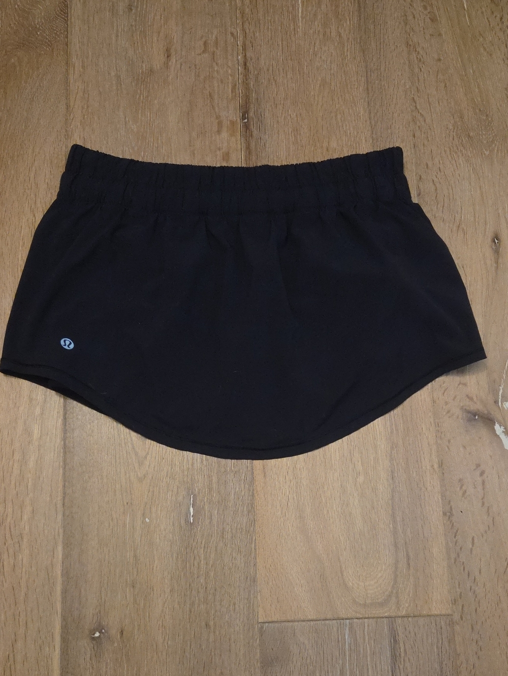 Lululemon Run Breeze By Skirt Black Skort Tennis Golf 6